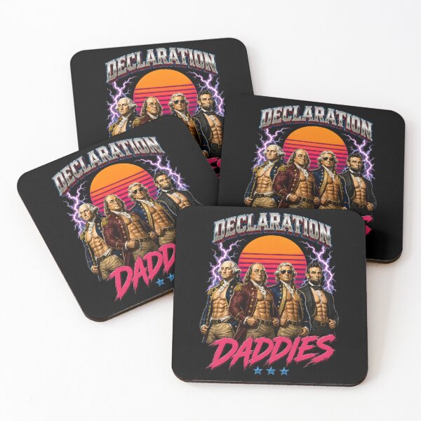 Item preview, Declaration Daddies Muscular Founding Fathers Humor designed and sold by Marblaes00.