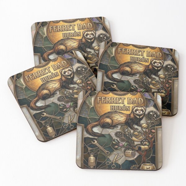 Item preview, Vintage Steampunk Ferret Dad Father’s Day designed and sold by BriSher.