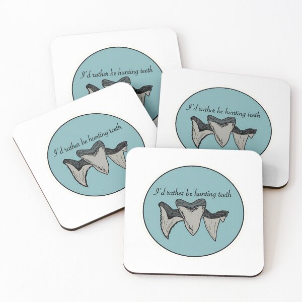 Item preview, Hunting Shark Teeth designed and sold by rojbskn.