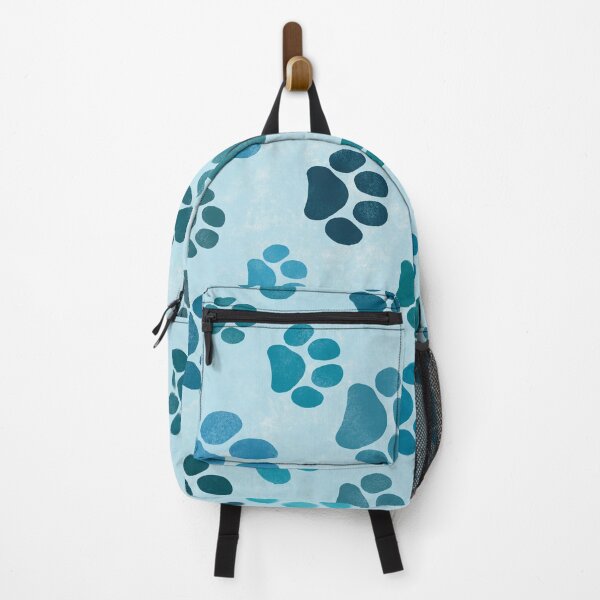 Item preview, Cyan and Light blue Paw Prints designed and sold by TedraOrtega.