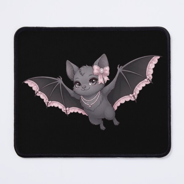 Item preview, Cute Coquette Aesthetic Lace Bat designed and sold by KelliesGrafix.