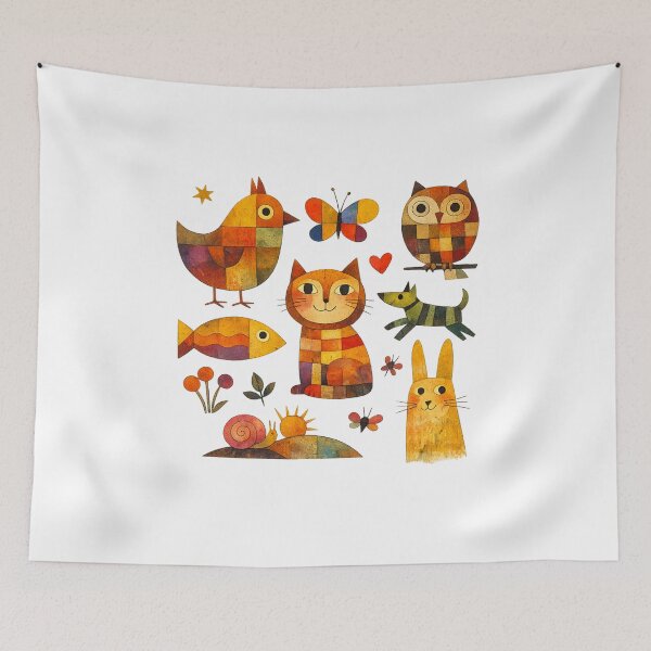 Item preview, Whimsical Woodland Friends designed and sold by Santuário da Bicharada.