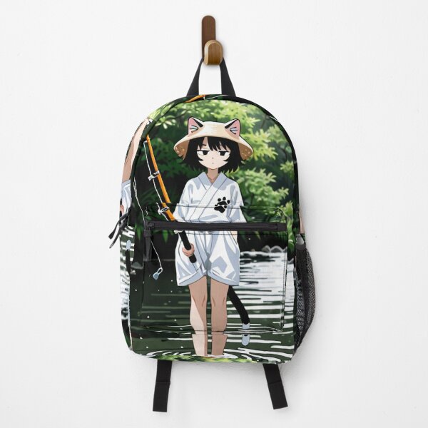 Item preview, Art - Animated Feline Character, Manga Illustration of Angling designed and sold by AnimeShin.