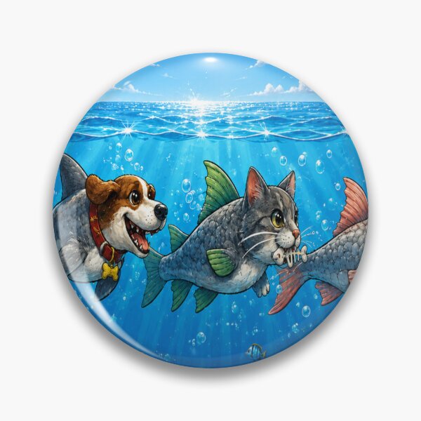 Item preview, Cute animal swimming challenge  designed and sold by urbanshop7.