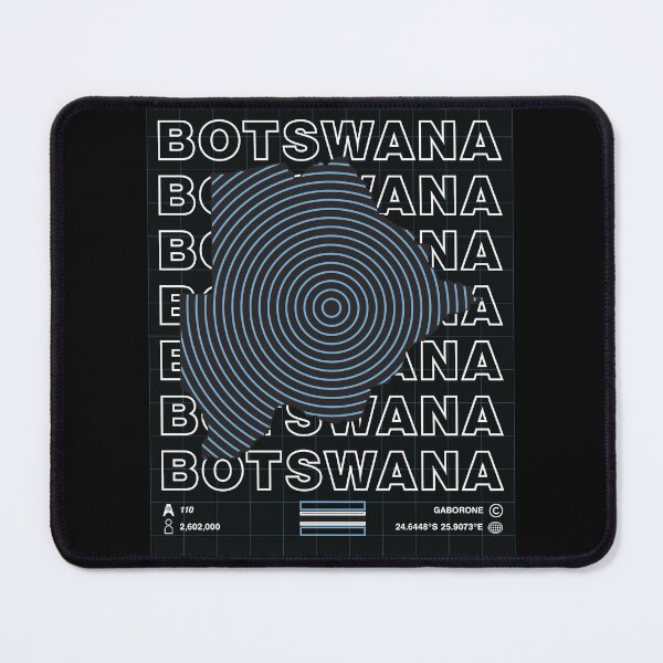 Item preview, Botswana Minimal Map designed and sold by Atlas-Array.