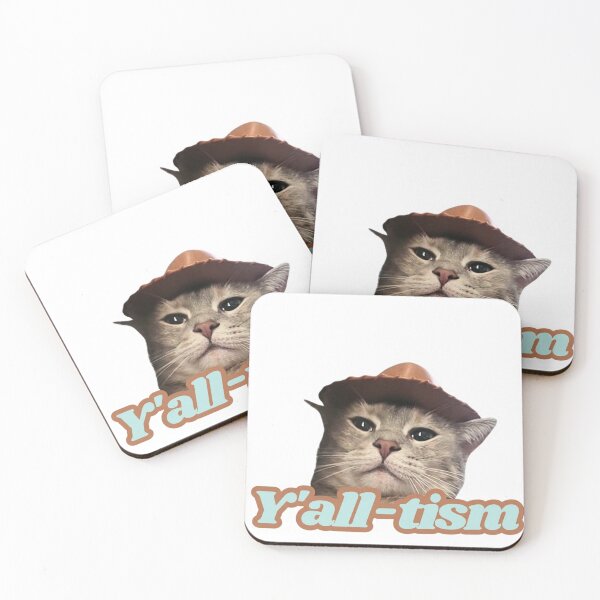 Item preview, Y'all-tism Kitty designed and sold by noelhali1994.