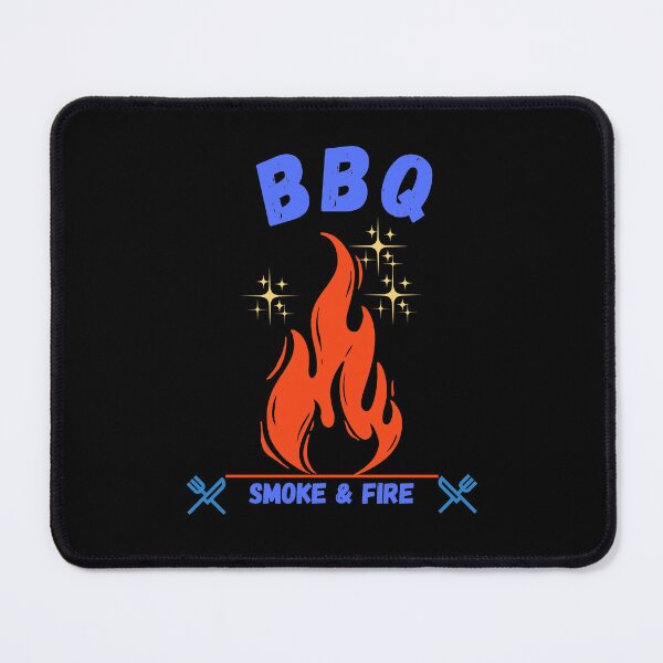 Item preview, BBQ Smoke & Fire Retro Grill Master T-Shirt | Vintage Barbecue Design for Pitmasters designed and sold by emiliacreations.