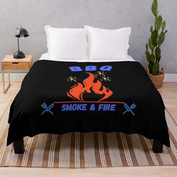 Item preview, BBQ Smoke & Fire Retro Grill Master T-Shirt | Vintage Barbecue Design for Pitmasters designed and sold by emiliacreations.