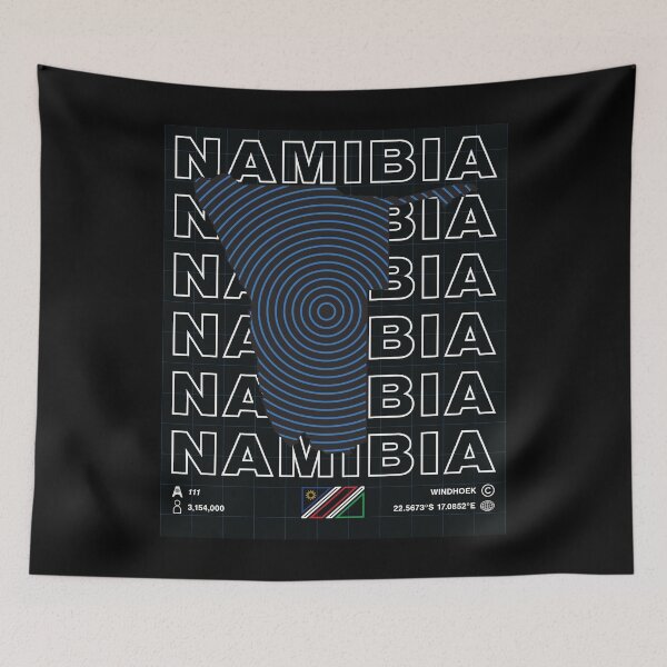 Item preview, Namibia Minimal Map designed and sold by Atlas-Array.