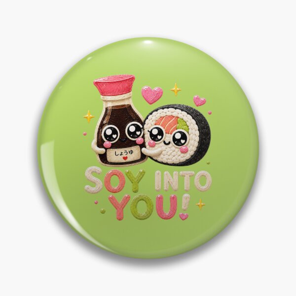 Item preview, Soy Into You Cute Kawaii Sushi and Soy Sauce designed and sold by Liv Solara.