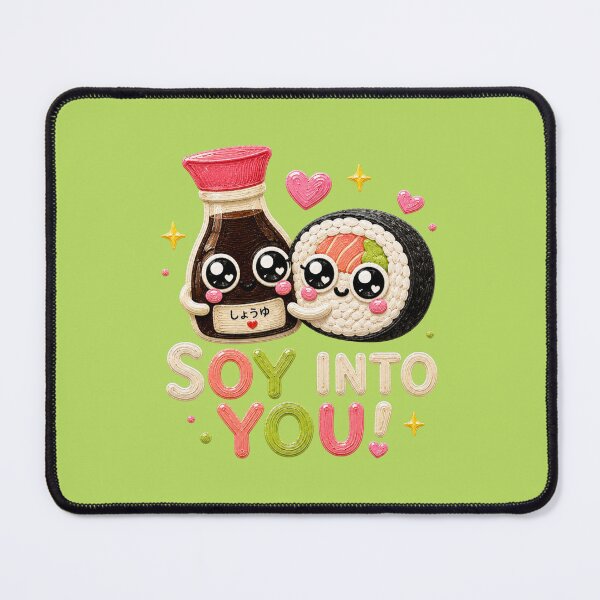 Item preview, Soy Into You Cute Kawaii Sushi and Soy Sauce designed and sold by Liv Solara.