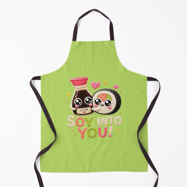 Item preview, Soy Into You Cute Kawaii Sushi and Soy Sauce designed and sold by Liv Solara.