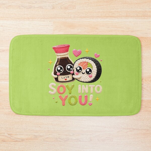 Item preview, Soy Into You Cute Kawaii Sushi and Soy Sauce designed and sold by Liv Solara.