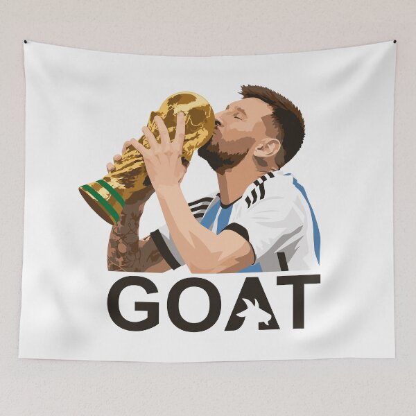 Item preview, Lionel Messi GOAT designed and sold by abihooper.