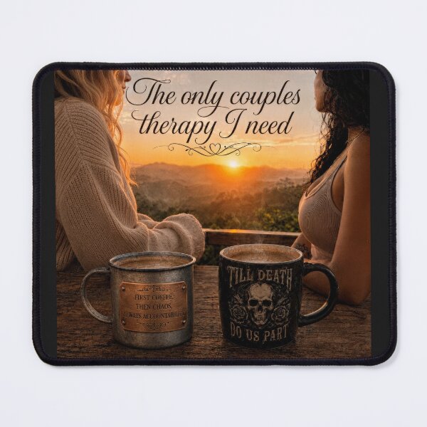 Item preview, Women Coffee Couples Therapy designed and sold by CrimsonBloomSyndicate .