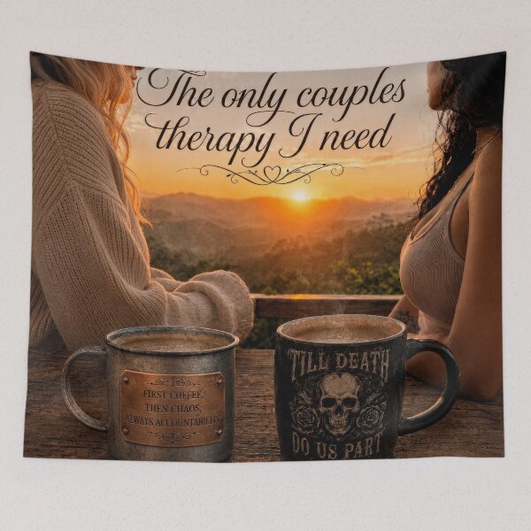 Item preview, Women Coffee Couples Therapy designed and sold by  CrimsonBloomSyndicate .