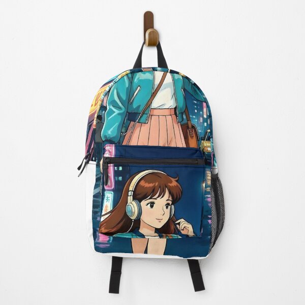 Item preview, Neon Nostalgia - Retro 80s Anime Girl designed and sold by Dhenin Studio.