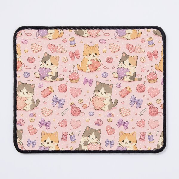 Item preview, Cozy Cat Heart Sewing Pattern designed and sold by Soft Berry Studio.