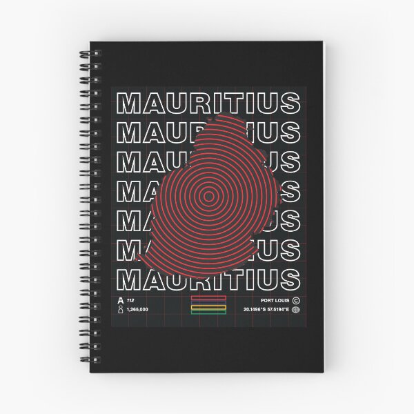 Item preview, Mauritius Minimal Map designed and sold by Atlas-Array.