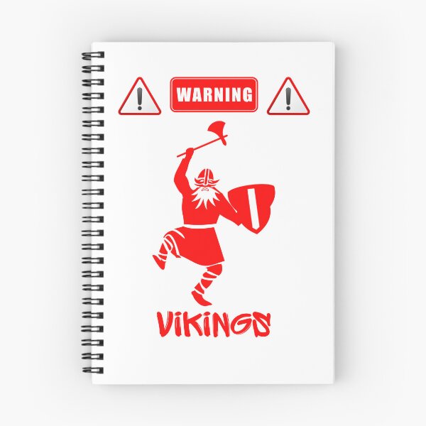 Aperçu de l'œuvre Avertissement - Vikings créée et vendue par HistoryGeekShop.