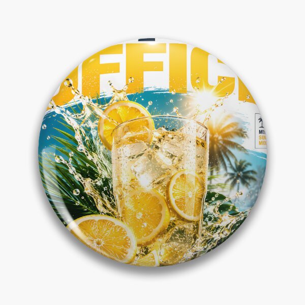 Item preview, Out of Office Summer Lemon Cocktail Typography | Vacation Mode Tropical Citrus Graphic designed and sold by Genesis-Ink.
