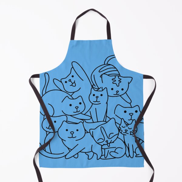 Item preview, Cute Cat Group Line Art Illustration designed and sold by BuckaBaby.