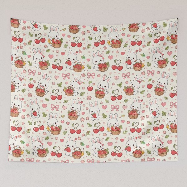Item preview, Bunny Love Berry Basket Pattern designed and sold by Soft Berry Studio.