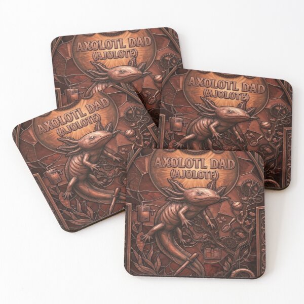 Item preview, Steampunk Axolotl Dad Father's Day designed and sold by BriSher.