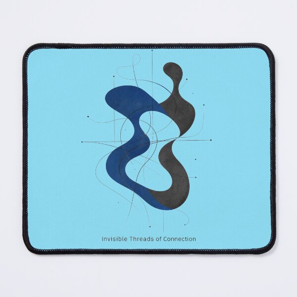 Item preview, Invisible Threads of Connection – Abstract Minimalist Line Art Design designed and sold by puzzell.
