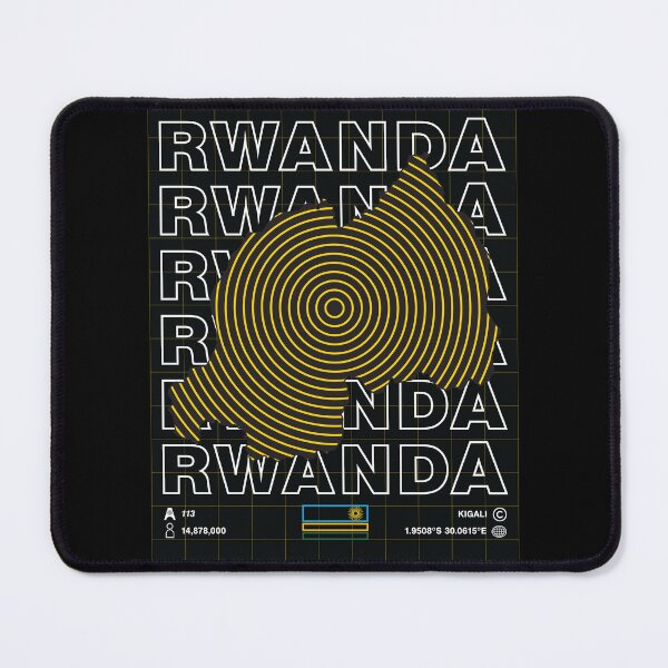 Item preview, Rwanda Minimal Map designed and sold by Atlas-Array.