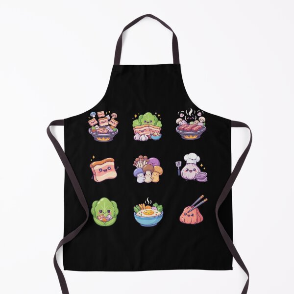 Item preview, Amantes de la barbacoa coreana y la comida asiática designed and sold by DamioPolArt.