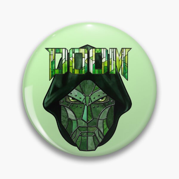 Item preview, Doctor Doom Stainglass designed and sold by Presents For The Dead.