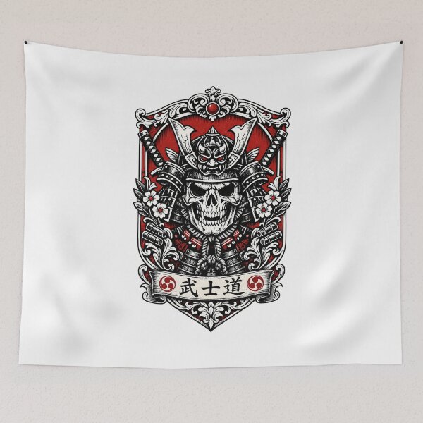 Item preview, Art - Bushido-Inspired Print, Ancient Japanese Symbolism designed and sold by AnimeShin.
