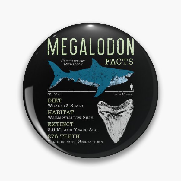 Item preview, Megalodon Facts designed and sold by rojbskn.