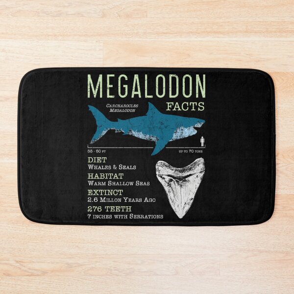 Item preview, Megalodon Facts designed and sold by rojbskn.
