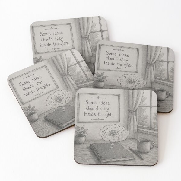 Item preview, Some ideas should stay inside thoughts. designed and sold by CinemaChronik.