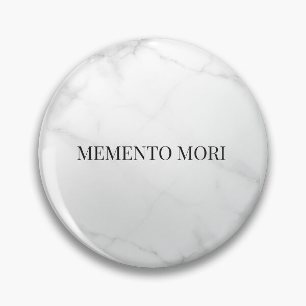 Item preview, Memento Mori Marble Typography Print designed and sold by Bright Zebra Creative.