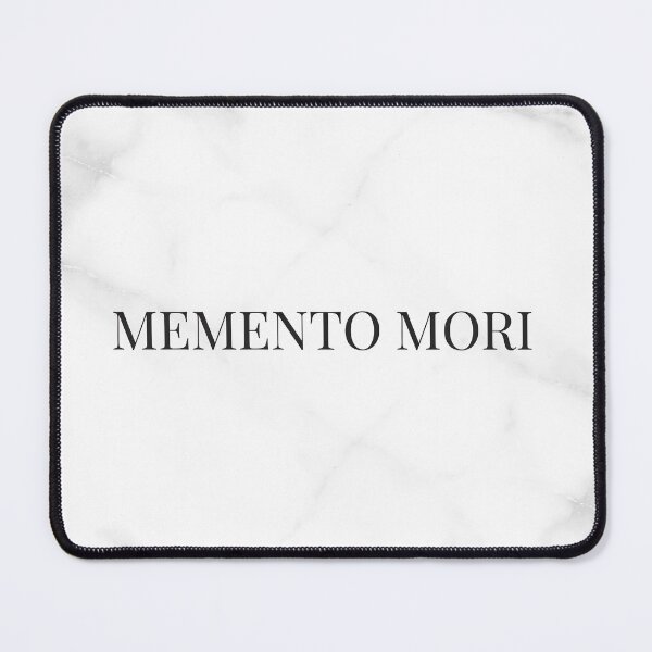 Item preview, Memento Mori Marble Typography Print designed and sold by Bright Zebra Creative.