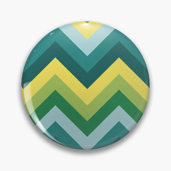 Item preview, Mid Century Chevron Pattern | Teal Green Yellow designed and sold by Vileprint.
