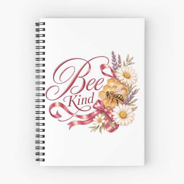 Item preview, Bee Kind Floral Honeybee Design designed and sold by QuirkyCloud Designs.