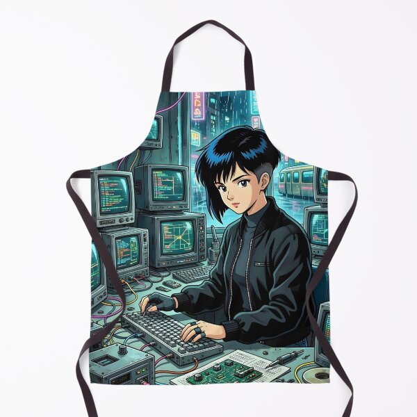 Item preview, Cyber Ghost - 90s Retro Cyberpunk designed and sold by Dhenin Studio.