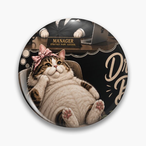 Item preview, Ambitious office cat designed and sold by urbanshop7.