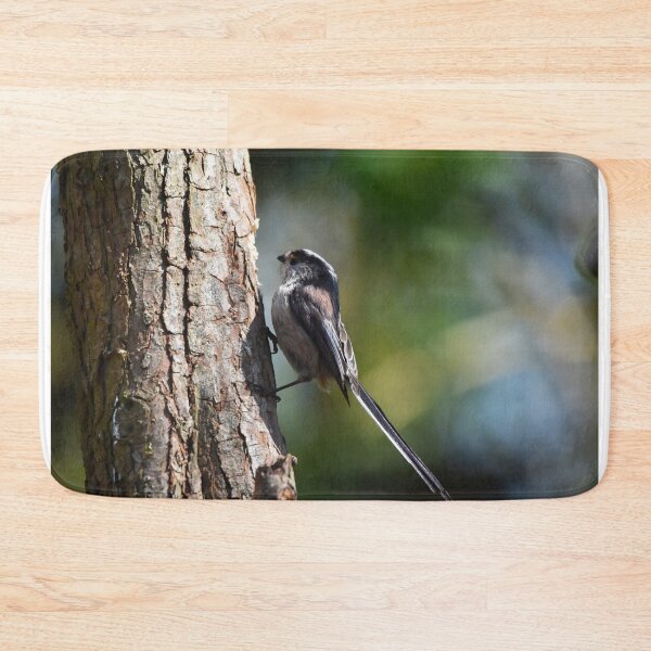 Item preview, Long Tailed Tit Perched on Tree Bark designed and sold by Shanguai.