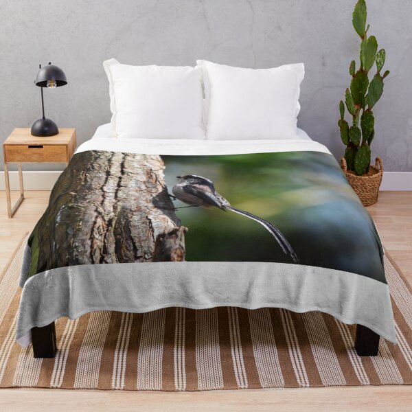 Item preview, Long Tailed Tit Perched on Tree Bark designed and sold by Shanguai.