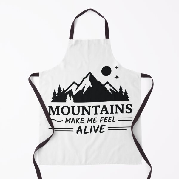 Item preview, Minimalist Mountain Adventure Logo Mountains Make Me Feel Alive designed and sold by GabeMountainArt.