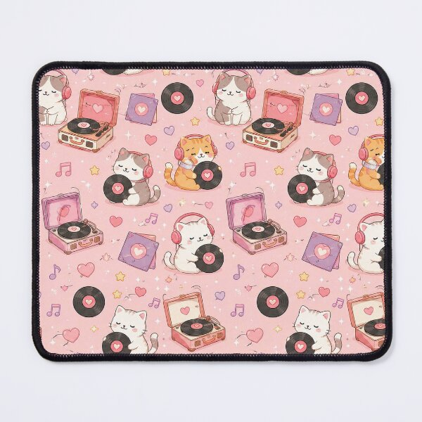 Item preview, Cozy Cat Love Vinyl Pattern designed and sold by Soft Berry Studio.