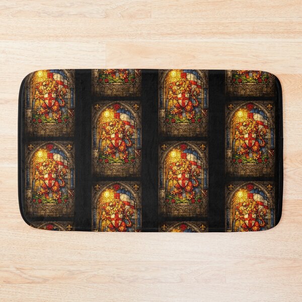 Item preview, St George English Patriotic UK Medieval Stained Glass Gothic  designed and sold by Genius Geek.
