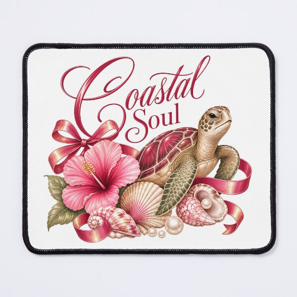 Item preview, Coastal Soul Sea Turtle Design designed and sold by QuirkyCloud Designs.