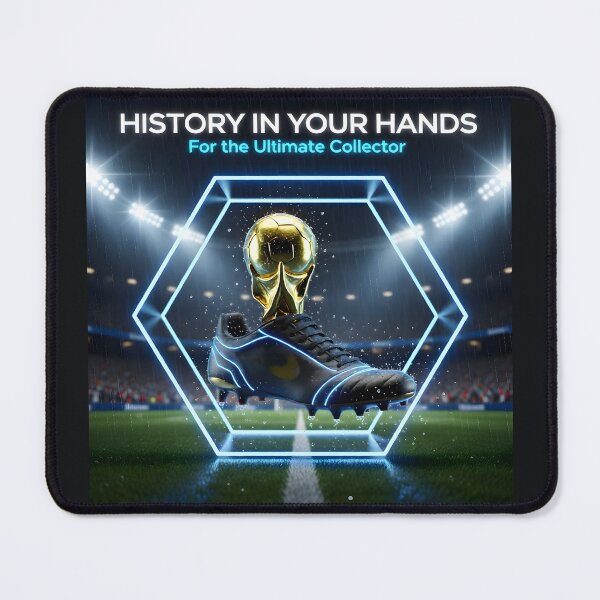 Item preview, History In Your Hands Golden Trophy Fusion Print: Intense World Cup Final Sports Ad designed and sold by Creative-RE.