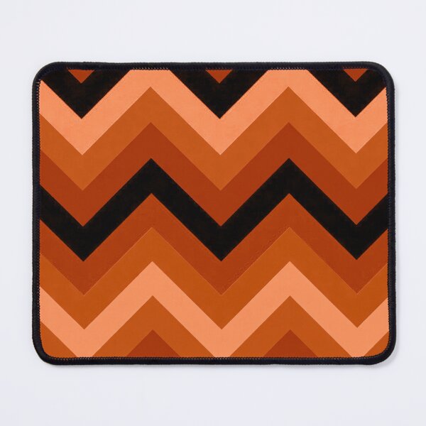 Item preview, Retro Chevron Pattern | Burnt Orange Mid Century Modern Geometric Design designed and sold by Vileprint.